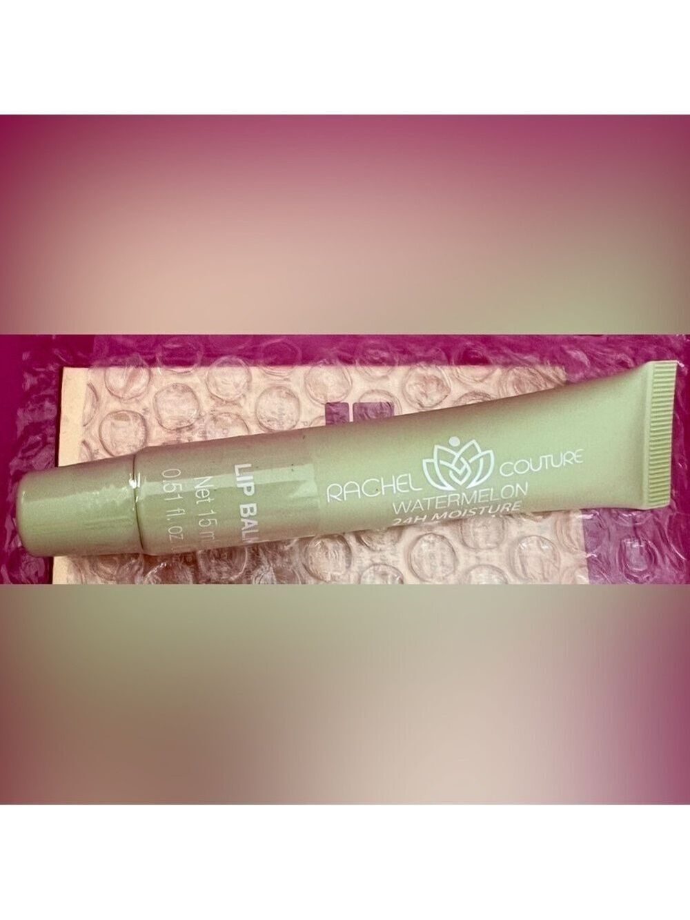 New/Sealed Rachel Couture Watermelon 24H Moisture Lip Balm